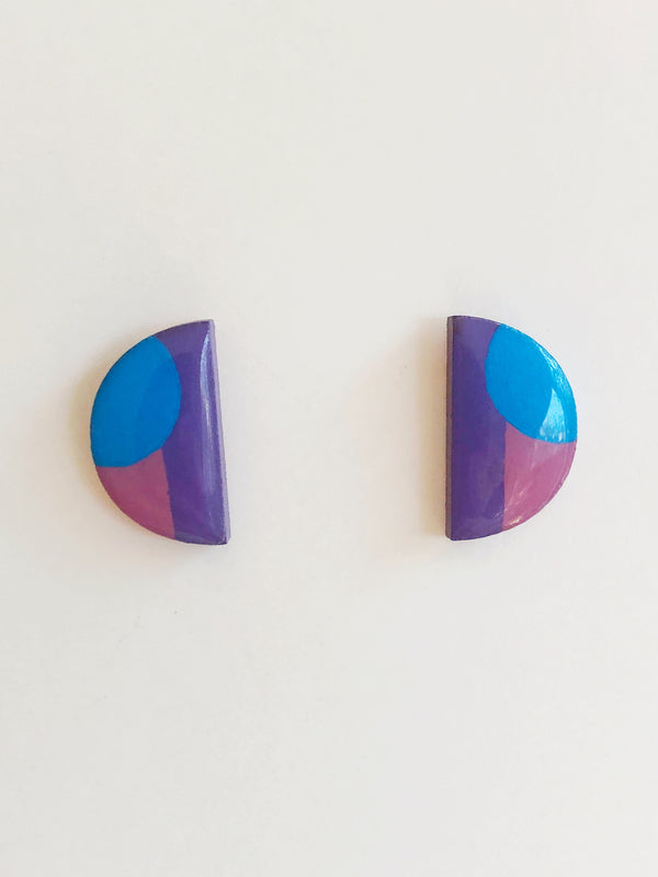 Aretes chicos colores b