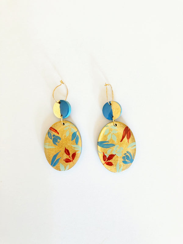 Aretes ovalos invierno