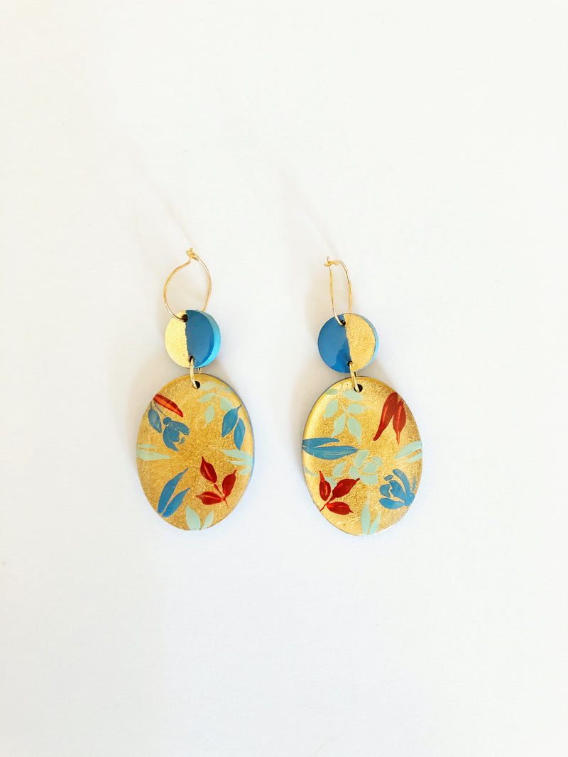 Aretes ovalos invierno