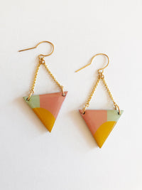 Aretes triangulo colores b