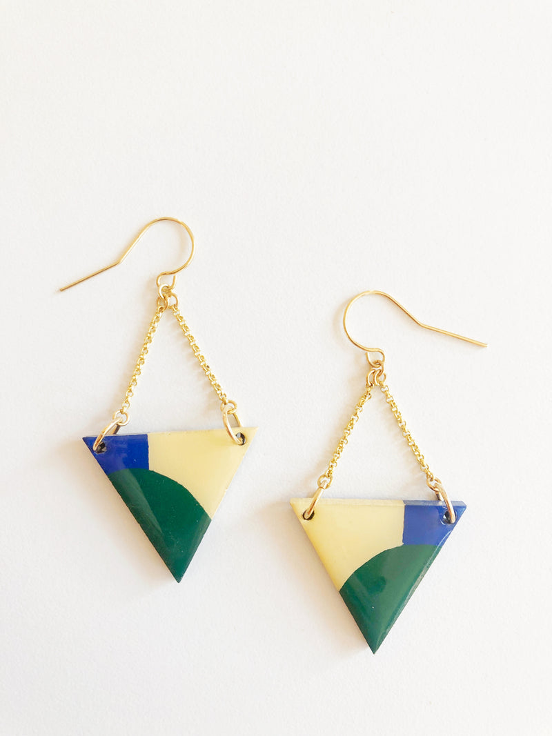 Aretes triangulo colores