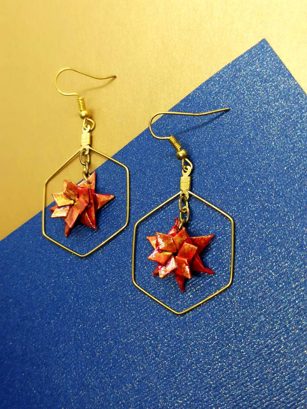 Aretes Arracadas Nochebuena