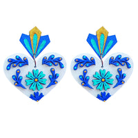 Aretes Corazón Talavera