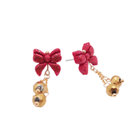 Broquel moño esfera rojo