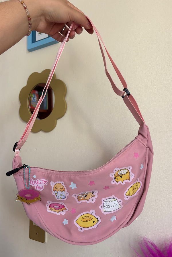 Bolsa de mano perritos pan