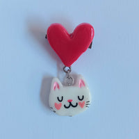 Broche de Gato con Corazon