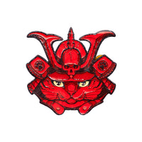 Art pin Gato samurai