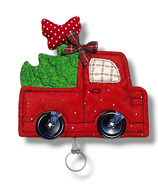 Red christmas truck guardallaves