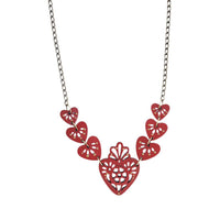 Collar Papel Picado Corazón