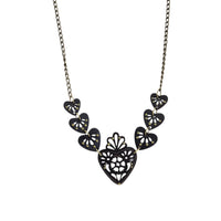 Collar Papel Picado Corazón