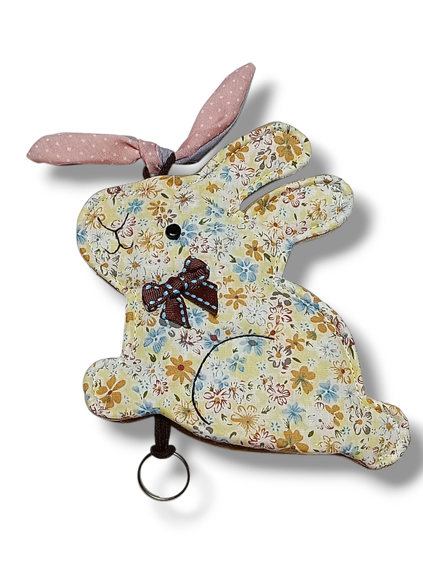 Conejo flor guardallaves