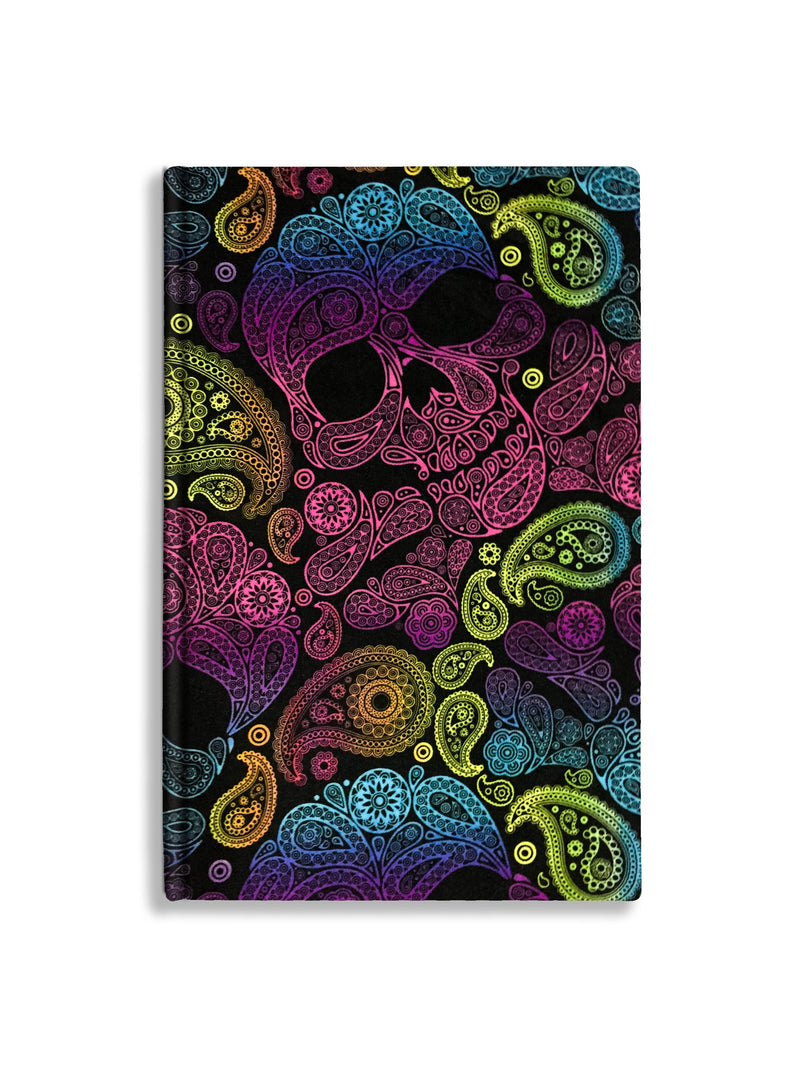 Libreta Pasta Dura "Calaveras Neon"