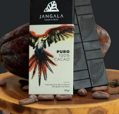 Jangala barra de chocolate 100% cacao