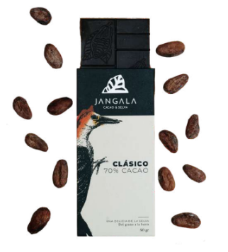 Jangala barra de chocolate 70% cacao Clásico