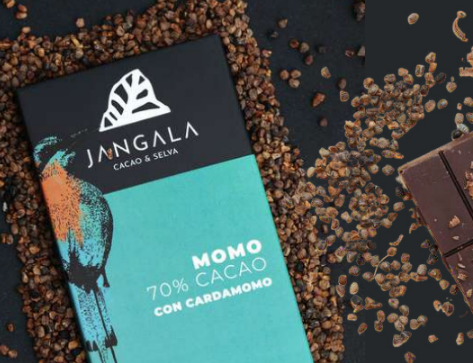 Jangala barra de chocolate 70% cacao momo