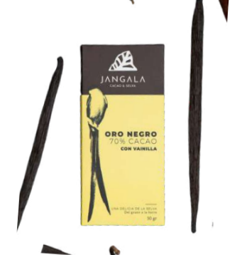 Jangala barra de chocolate 70% cacao vainilla