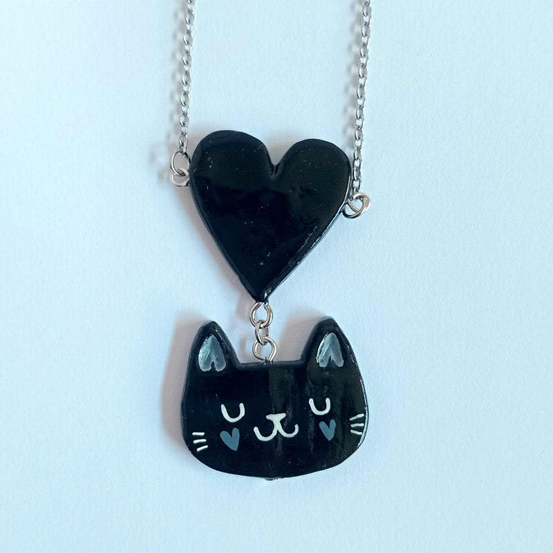 Collar de Gato con Corazon