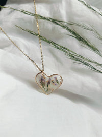 Collar con dije corazon mini