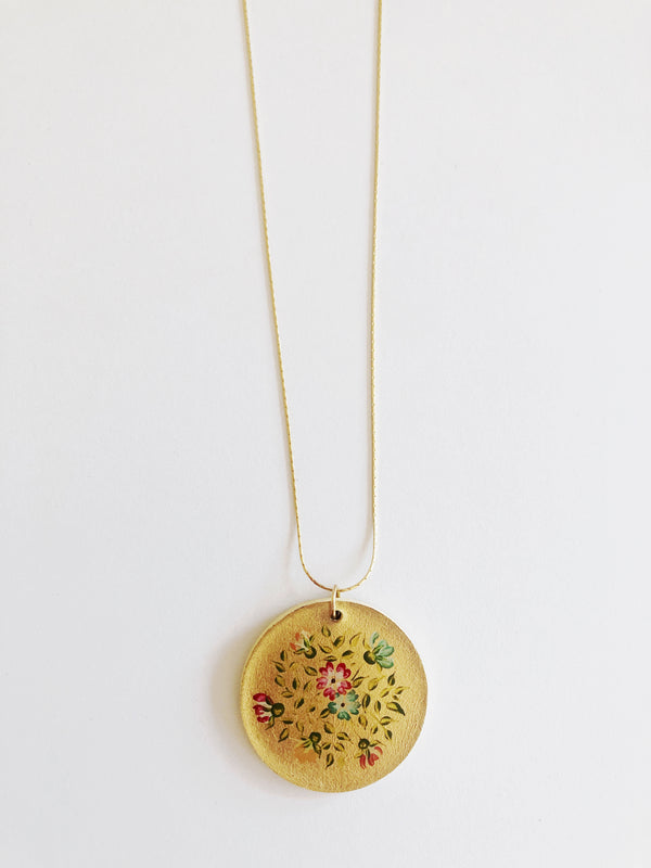 Collar circular flores colores b