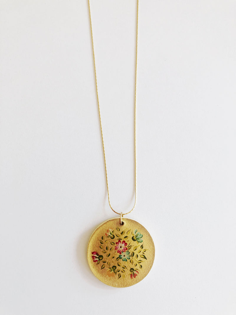 Collar circular flores colores b