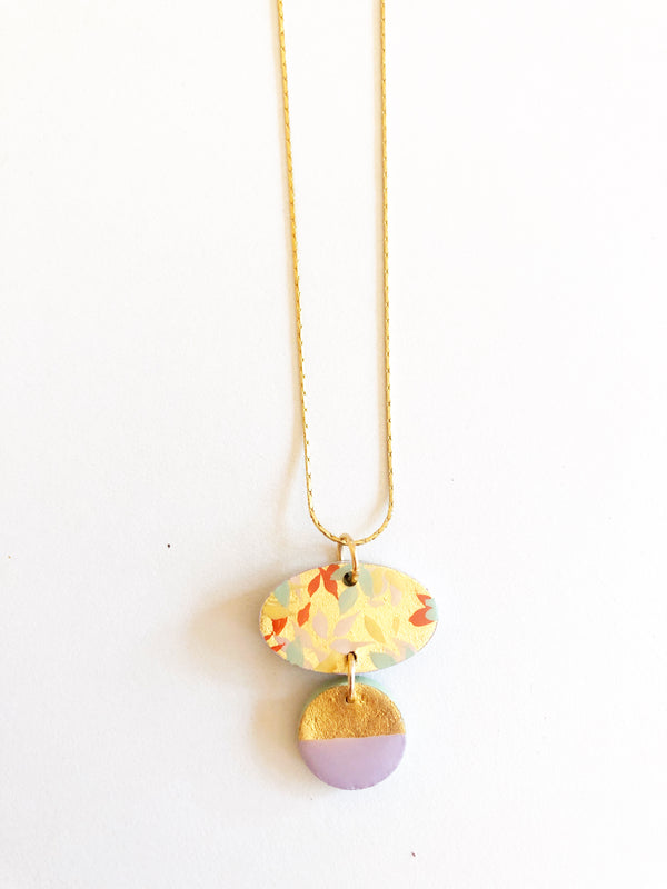 Collar doble pastel b