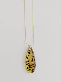 Collar gota negro b