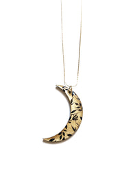 Collar luna negro