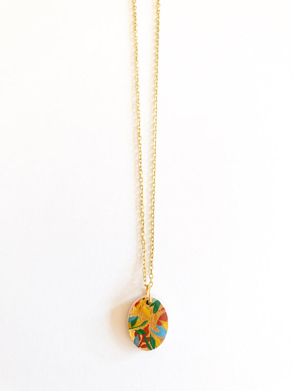 Collar ovalo selva chico