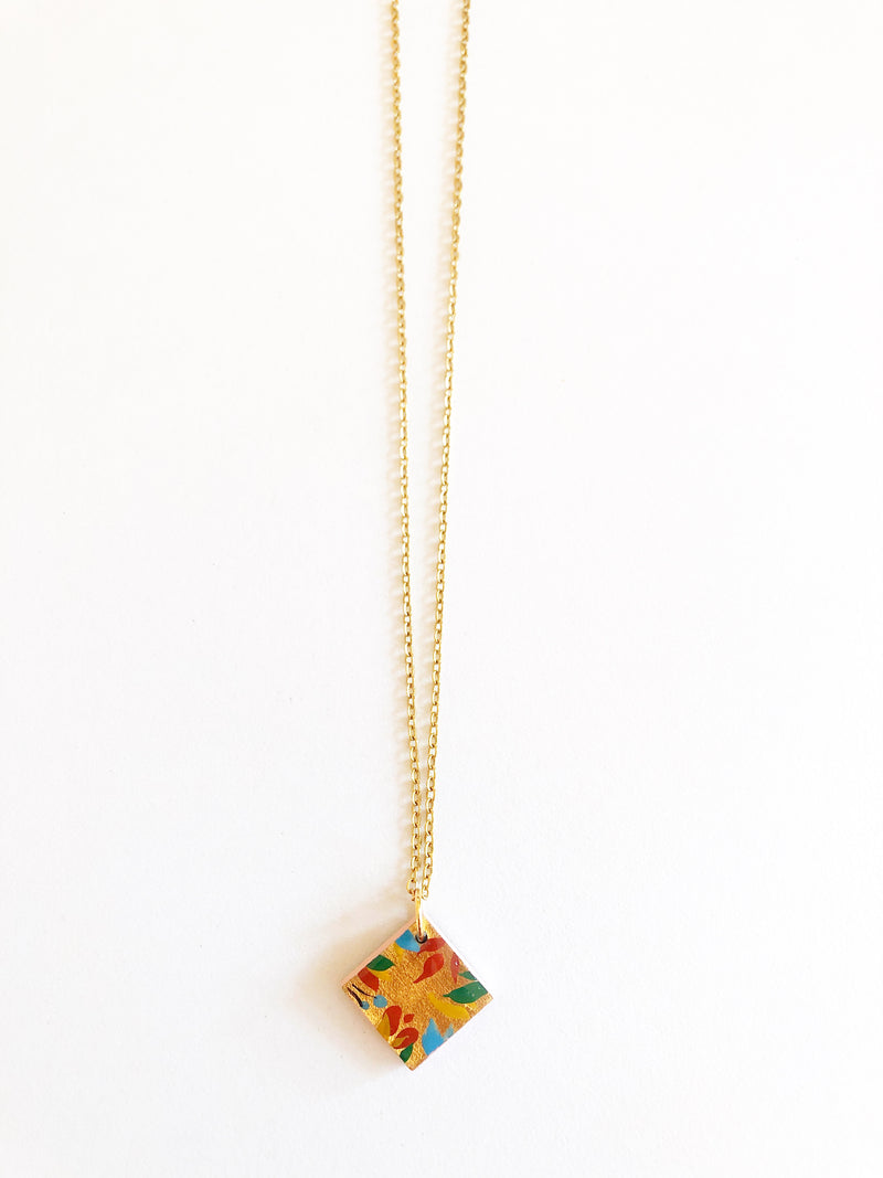 Collar selva rombo chico