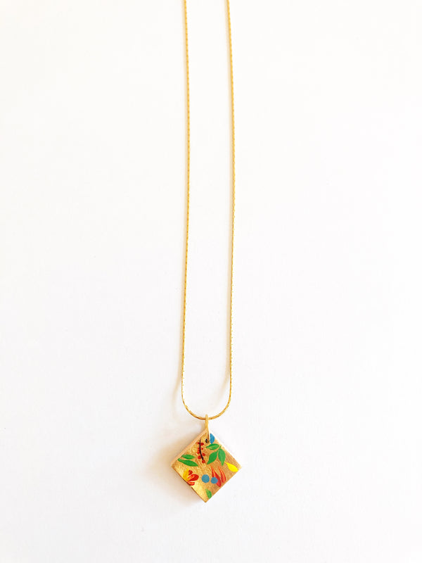 Collar selva rombo chico b