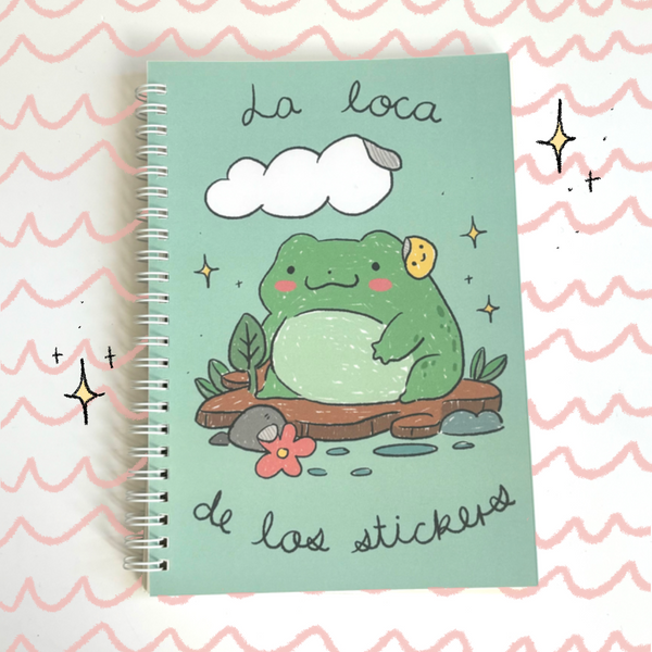 Cuaderno coleccionador de stickers