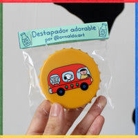 Destapador bus amarillo