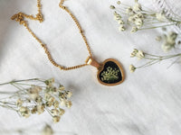 Collar con dije corazon mini