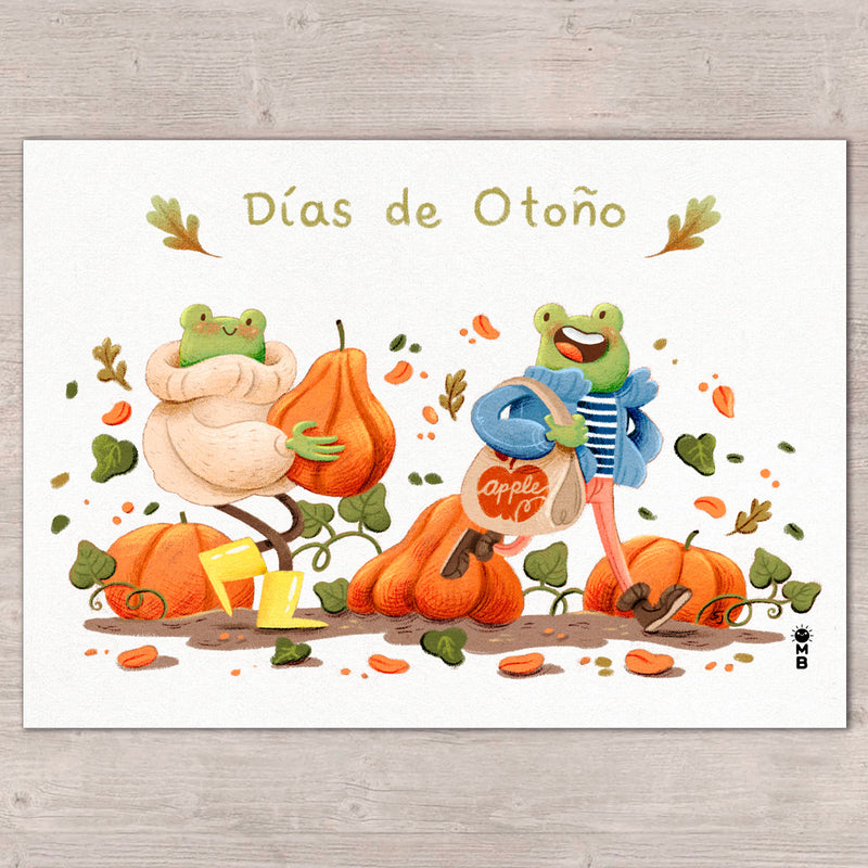 Mini print "Días de otoño"