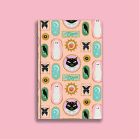 Libreta Pasta Dura "Gatos y fantasma"