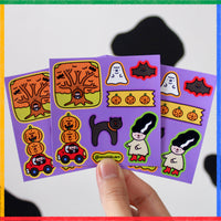 Halloween mini planilla cuadrada