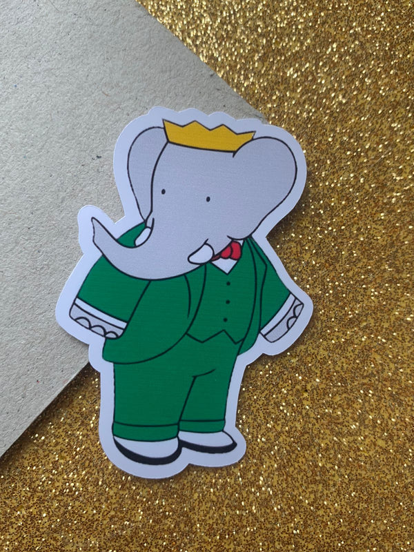 Sticker Elefante babar