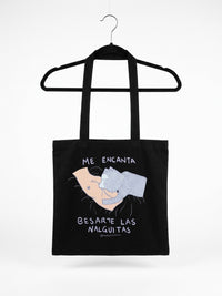 Tote bag "Me encanta besarte"