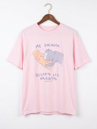 Playera "Me encanta besarte"