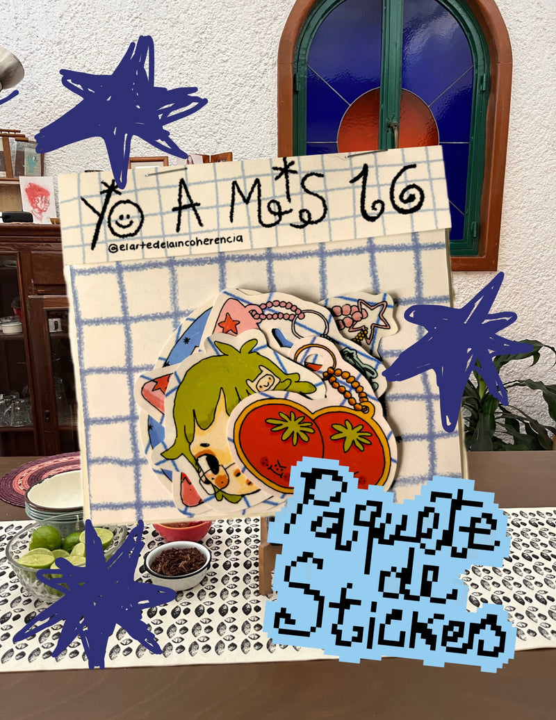 Paquete de Stickers "Yo a mis 16"