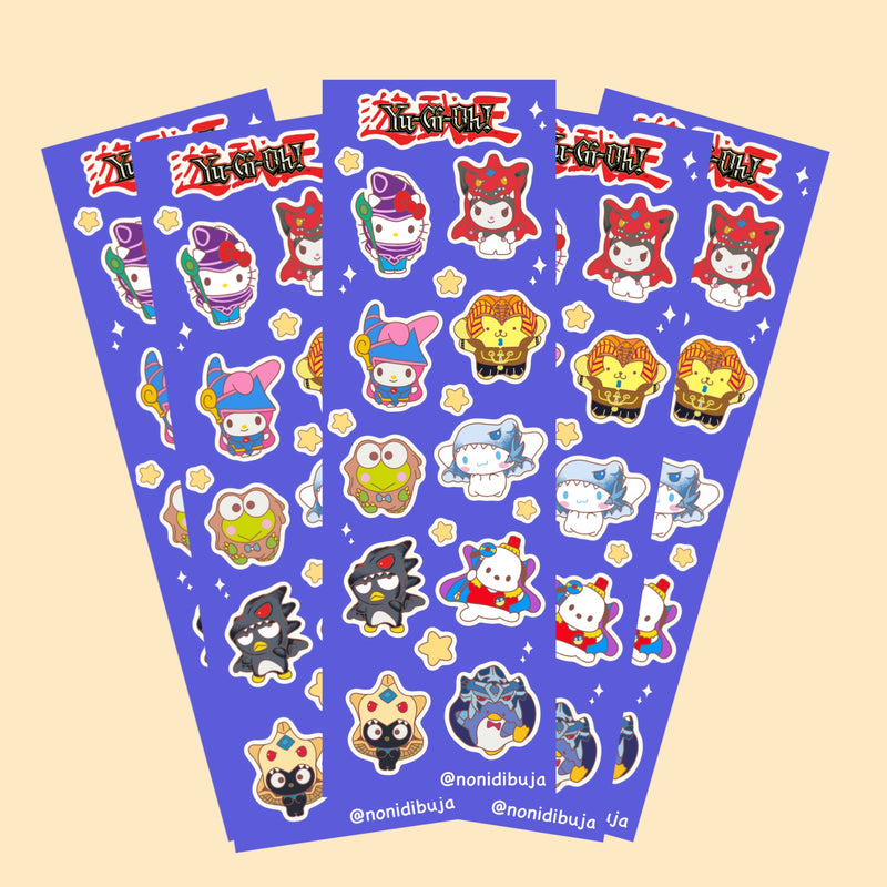 Planilla stickers Yugi Oh