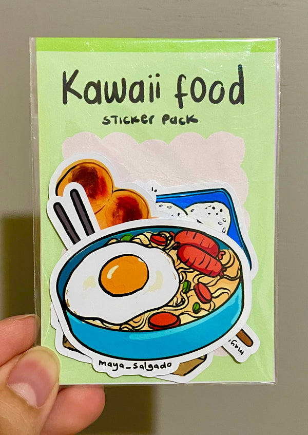 Sticker Pack kawaii food