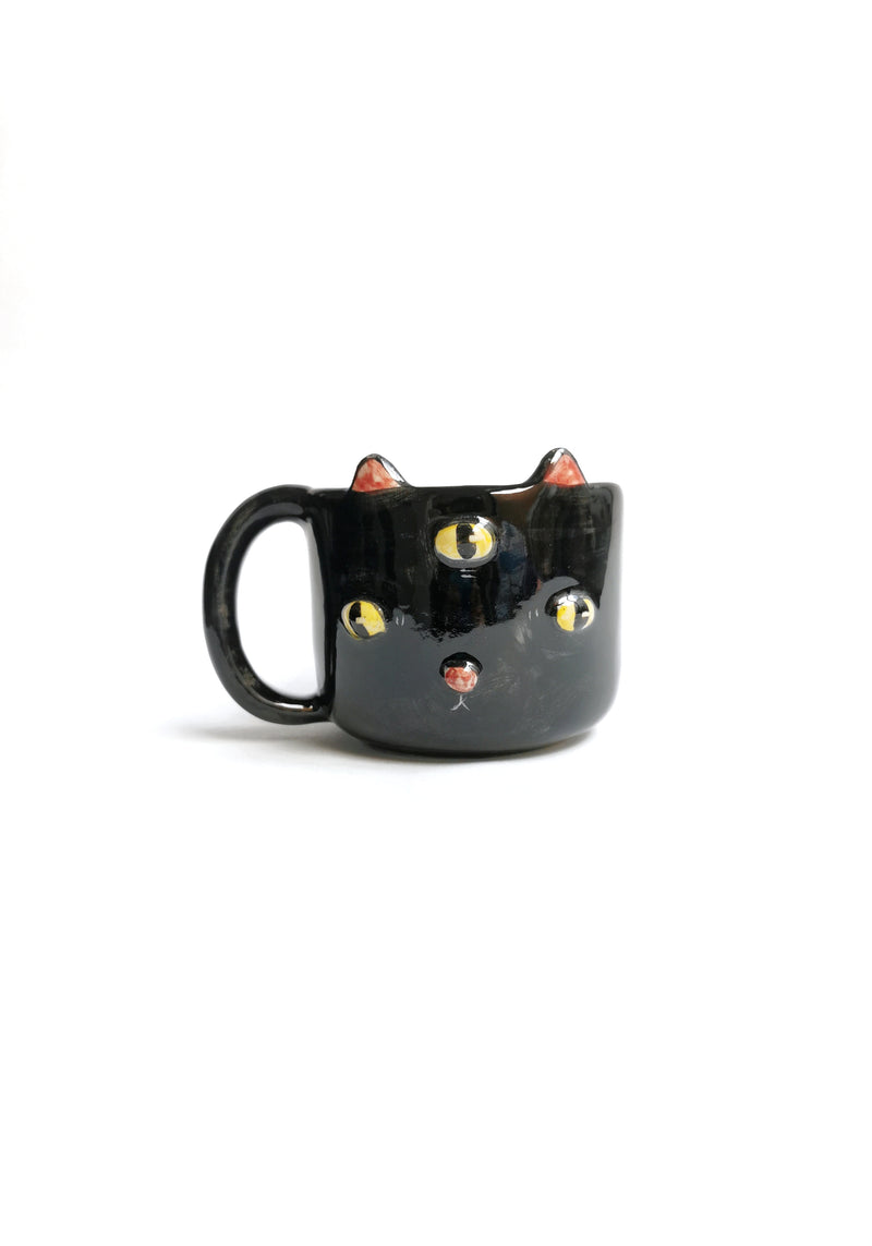 Taza "Gato Negro 3 Ojos"