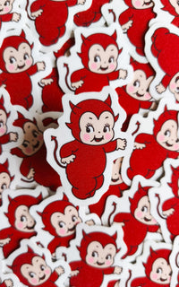 Sticker Kewpie Diablito