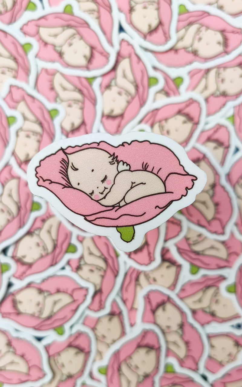 Sticker Kewpie dormido
