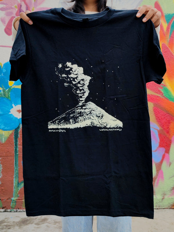 Playera Popocatépetl color negro