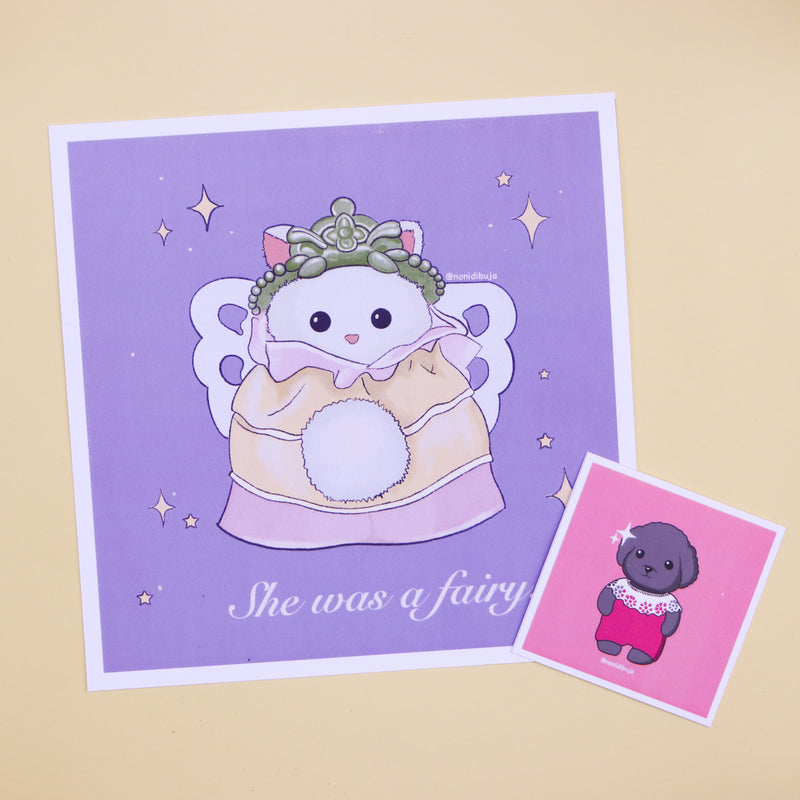 Print She was a Fairy
