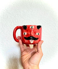 Taza Diablo Rojo 3 Ojos