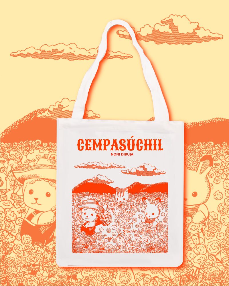 Tote bag Flor de Cempasúchil