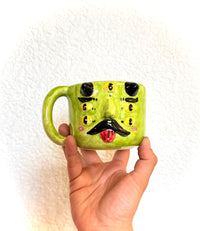 Taza Diablo Verde "5 ojos"
